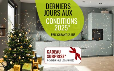 Derniers jours aux conditions 2025 pour votre cuisine + cadeau offert