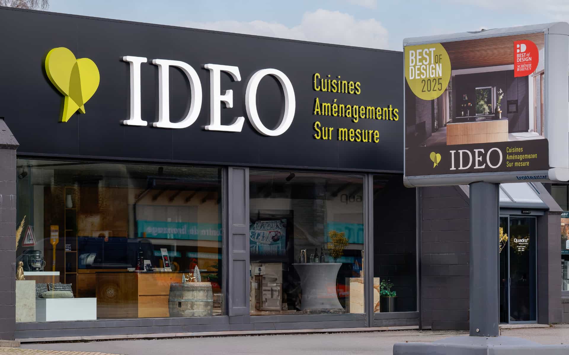 Cuisiniste à Libramont. Showroom IDEO cuisines et aménagement sur mesure