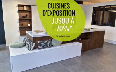 Liquidation et soldes sur les cuisines d’exposition ! Jusqu&rsquo;à -70 %