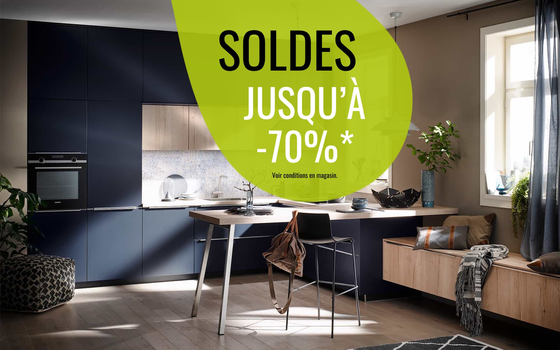 Soldes sur les cuisines équipées et l'électroménager chez IDÉO Cuisine à Rochefort, Libramont et Bastogne.
