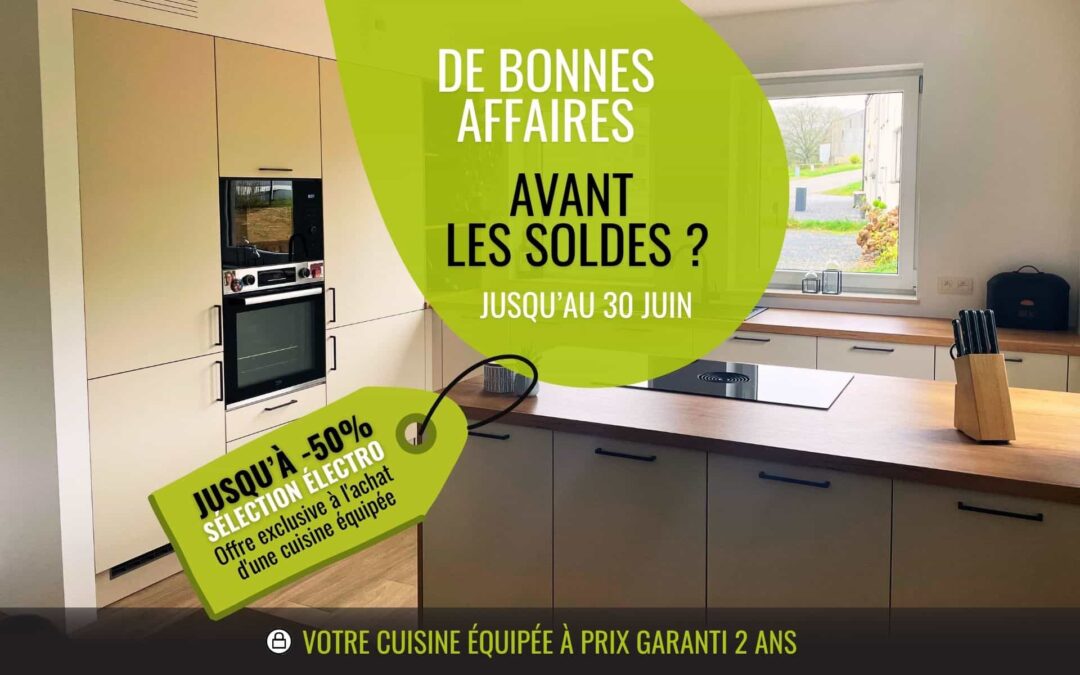 De bonnes affaires pour votre cuisine équipée avant les soldes ?
