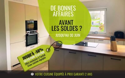 De bonnes affaires pour votre cuisine équipée avant les soldes ?