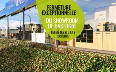 Fermeture exceptionnelle du showroom de Bastogne pour travaux